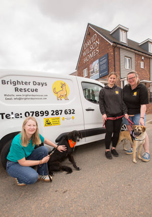 B&DWM - DWHM-9337 - The Brighter Days Rescue team at David Wilson Home's The Lapwings development 
