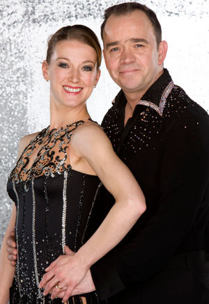 Todd Carty with his Dancing on Ice partner Susie Lipanova