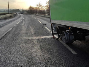 Supporting image for story: One casualty taken to hospital after lorry crash closes A49 near Ludlow