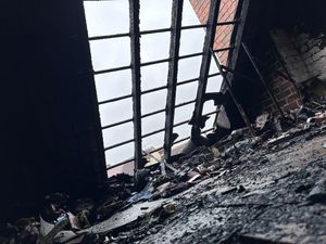 Supporting image for story: Watch: Devastation as family loses 'all their belongings' after lightning causes huge house fire