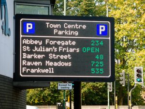 Supporting image for story: New message boards turned on to keep Shrewsbury drivers in loop