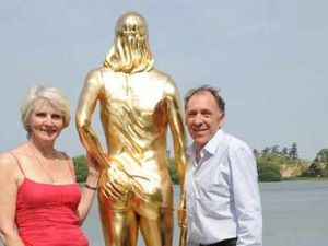 Supporting image for story: Future is cast in gold for iconic tennis girl