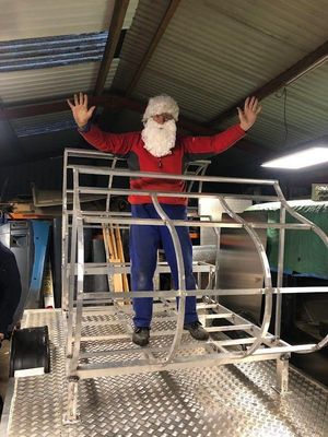 Supporting image for story: Race against the clock to complete new sleigh!