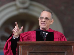 Supporting image for story: Tom Hanks tells Harvard graduates truth is no longer a public service benchmark