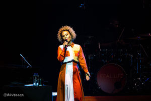 Emeli Sande at Birmingham Symphony Hall. Pictures by: Dave Cox