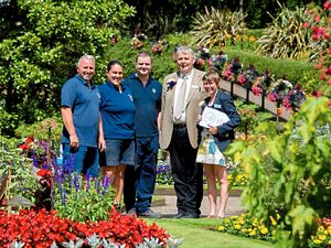 Supporting image for story: Shrewsbury hoping to scoop prize after Britain in Bloom judges visit town
