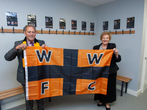 Supporting image for story: 'He would have been so proud' - Siblings of World Cup-winning Wolves legend attend dressing room honour in his memory