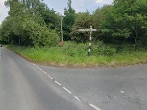 Junction between Park Hall Road and Hume Road in Stoke-on-Trent 