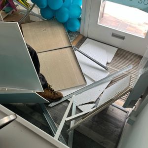 Damaged interior at Immi's Cakes and Bakes. Photo: Immi's Cakes and Bakes