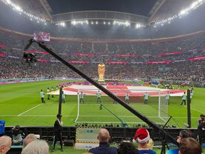 A packed stadium witnessed England's defeat to France. Pictures: Graeme Harley