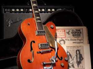 Supporting image for story: Led Zeppelin guitar given away for free could sell for £50,000 at auction