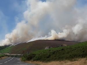 Supporting image for story: Photographers warned to stay away from Horseshoe Pass as blaze burns on
