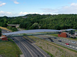 Supporting image for story: Telford footbridge up for planning award