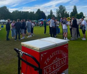 Crowds enjoying last year’s Food and Music Festival at Stourport Cricket Club
