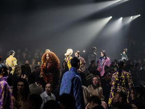 Supporting image for story: Celebrities on front row as Daniel Lee presents debut collection for Burberry