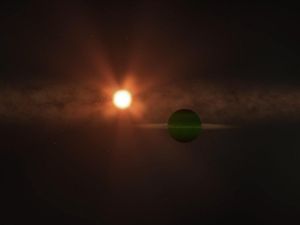 Supporting image for story: Neptune-sized exoplanet discovered orbiting young star not far from Earth