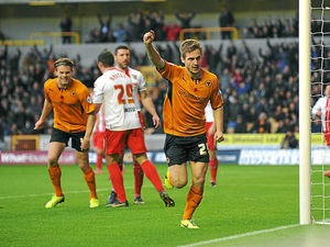 Supporting image for story: Former Wolves striker Kevin Doyle performs terrible goal celebration