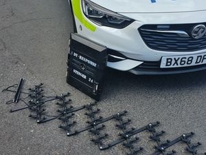 Supporting image for story: More police cars equipped with 'stingers' in West Midlands to catch criminals